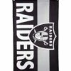 New 🤩 Evergreen Las Vegas Raiders Black & Silver Estate House Flag 🎁
