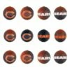 Buy ❤️ Evergreen Chicago Bears Orange & Blue Logo Ornament - Set Of 12 🌟