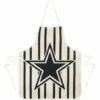 Wholesale 🧨 Evergreen Dallas Cowboys Royal Blue & White Stripe Logo Apron ⭐