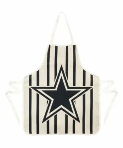 Wholesale 🧨 Evergreen Dallas Cowboys Royal Blue & White Stripe Logo Apron ⭐