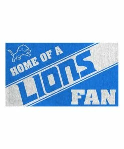 Brand new 🔥 Evergreen Detroit Lions Blue & Silver 'Fan' Door Mat 🥰