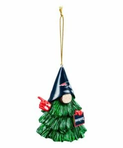 Cheapest ❤️ Evergreen New England Patriots Blue & Red Tree Ornament 🥰