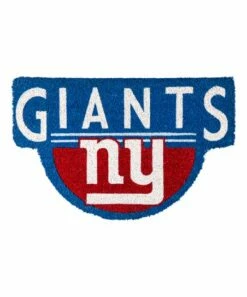 Cheap 😀 Evergreen New York Giants Dark Blue & Red Logo Door Mat 😉