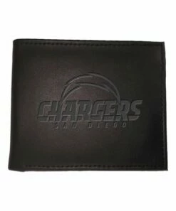 Wholesale 🔥 Evergreen Los Angeles Chargers Black Logo Bi-Fold Wallet ✨