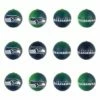 Budget ⭐ Evergreen Seattle Seahawks College Navy & Green Logo Ornament - Set Of 12 🔥