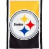 Buy 🧨 Evergreen Pittsburgh Steelers Gold & Black Logo House Flag ✨
