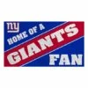 Buy ⭐ Evergreen New York Giants Dark Blue & Red 'Fan' Door Mat ✔️