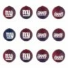 Top 10 ✔️ Evergreen New York Giants Dark Blue & Red Ornament - Set Of 12 👏