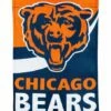 Brand new ❤️ Evergreen Chicago Bears Orange & Blue Logo Garden Flag 🌟