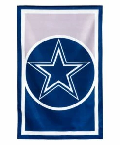 Wholesale 👍 Evergreen Dallas Cowboys Royal Blue & Silver Logo House Flag 👍