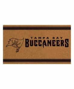 Deals ❤️ Evergreen Tampa Bay Buccaneers Beige & Black Logo Door Mat 🎁