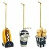 Deals 👏 Evergreen Dallas Cowboys Royal Blue & Silver Snack Pack Ornament Set 😍