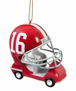 Coupon 🌟 Evergreen University Of Alabama Red Field Car Ornament ❤️