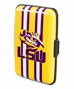 Flash Sale 🎉 Evergreen LSU Tigers Yellow Stripe Hardcase Wallet 👍