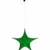 Promo ⭐ Evergreen Green Lighted Star Solar Hanging Décor ✔️