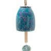 Cheapest 😀 Evergreen Blue Speckled Glass Solar Wind Chime 😉