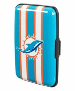 Outlet 😉 Evergreen Miami Dolphins Light Blue Hardcase Wallet ✨