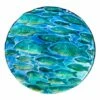 Coupon 🔥 Evergreen Metallic Blue Fish Embossed Birdbath ⌛