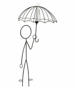 Top 10 ✔️ Evergreen Metal Umbrella Man Rain Gauge Statue 🧨