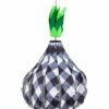 New ⌛ Evergreen Black & White Pineapple Balloon Spinner Hanging Décor 🎁