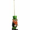 Top 10 👍 Evergreen Green & Black Biker Leprechaun Ornament 😀