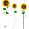 Buy ✔️ Evergreen Radiant Sunflower Garden Stake - Set Of Three 🥰