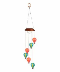 Coupon 🤩 Evergreen Hot Air Balloon Color-Changing Solar Mobile 🥰