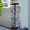 Outlet 🔔 Evergreen Copper & Purple Wildflower Solar Lantern 🎉