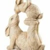 Coupon 🔔 Evergreen Beige 👩 Mother & Baby Rabbit Garden Figurine 🌟