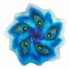 Discount ⭐ Evergreen Blue Peacock Feather Birdbath 🧨