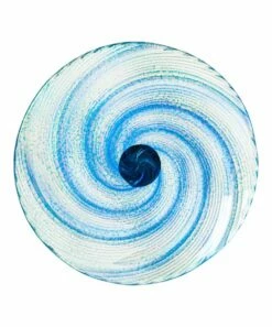 Best Sale ⭐ Evergreen Blue Swirl Glass Stake Birdbath ⭐ -Outlet Evergreen Shop zu104112793 alt 1 tm1664557677