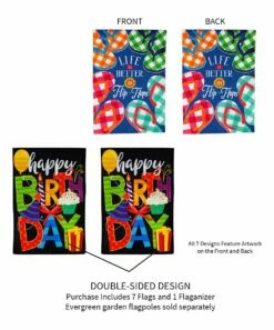 Promo π Evergreen Blue & Multicolor Four-Season 'Home' Flags - Set Of 7 π― 8 Promo π Evergreen Blue & Multicolor Four-Season 'Home' Flags - Set Of 7 π― -Outlet Evergreen Shop zu104112835 alt 3 tm1655735494