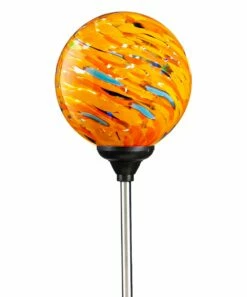 Hot Sale ✔️ Evergreen Yellow Swirl Solar Garden Stake 🤩 -Outlet Evergreen Shop zu104112839 alt 2 tm1657632600