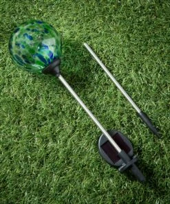 Buy 👍 Evergreen Turquoise Confetti Solar Garden Stake 💯 -Outlet Evergreen Shop zu104112850 alt 3 tm1657632600