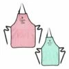 Buy 😉 Evergreen Pink 'Queen Bee' & Green 'Mini Bee' Apron - Set Of Two 🎉