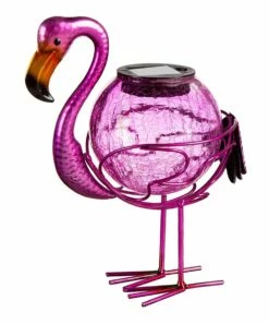 Best deal 🎉 Evergreen Solar Flamingo Statuary 🎁