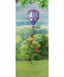 Deals 😉 Evergreen Blue & White USA Gnomes Balloon Spinner Windsock 🎁 -Outlet Evergreen Shop zu105972661 alt 1 tm1653399904