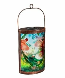 Buy 🔥 Evergreen Green Peaceful Gnome Glass Solar Lantern ⌛