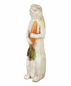 Best Sale β Evergreen White & Orange Rabbit Garden Figure π