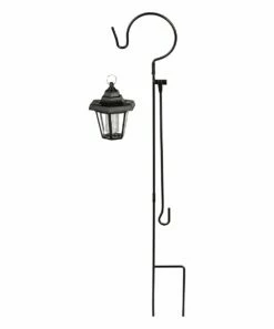 Promo 🛒 Evergreen Black Outdoor Flag Lantern Stand 👏