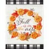 Best deal ⭐ Evergreen White & Orange Pumpkins 'Fall Is In The Air' Outdoor Flag ✨
