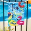 Best reviews of 👍 Evergreen Blue & Pink 'Fun In The Sun' Pool Appliqué Outdoor Flag 🎁