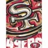 Buy 🧨 Evergreen Red & Black San Francisco 49ers Justin Patten Suede Outdoor Flag 😉