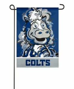 Flash Sale 🥰 Evergreen Indianapolis Colts Navy & Gray Outdoor Flag 🧨