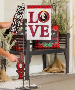 Best deal 🎉 Evergreen White & Red 'Home Joy Love' Outdoor Flag 👍