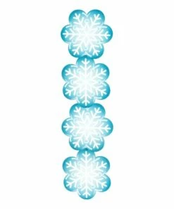 Cheap ❤️ Evergreen Blue & White Snowflake Stack Outdoor Garden Flag 😉