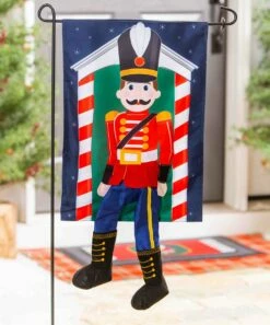 Brand new ❤️ Evergreen Navy Toy Soldier Kicking Outdoor Flag 💯