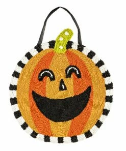 Discount ✨ Evergreen Orange & Black Jack-o'-Lantern Wall Décor 😀