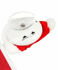 Best deal 😍 Evergreen Red 'Santa Stop Here' Stop Sign LED Window Décor 🎉 -Outlet Evergreen Shop zu106339794 alt 1 tm1657199474