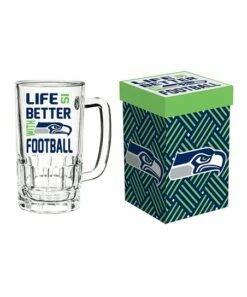 Discount 🔔 Evergreen Seattle Seahawks 'Life Is Better' Beer Stein & Gift Box 🌟